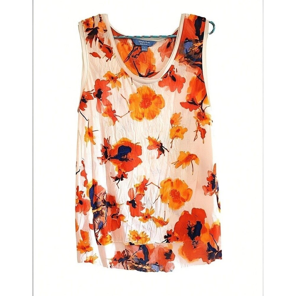 Simply Vera Wang Sleeveless Blouse - Size L
